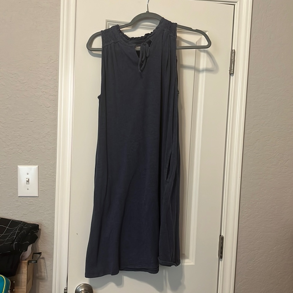 Blue Merona Sleeveless Dress with pockets